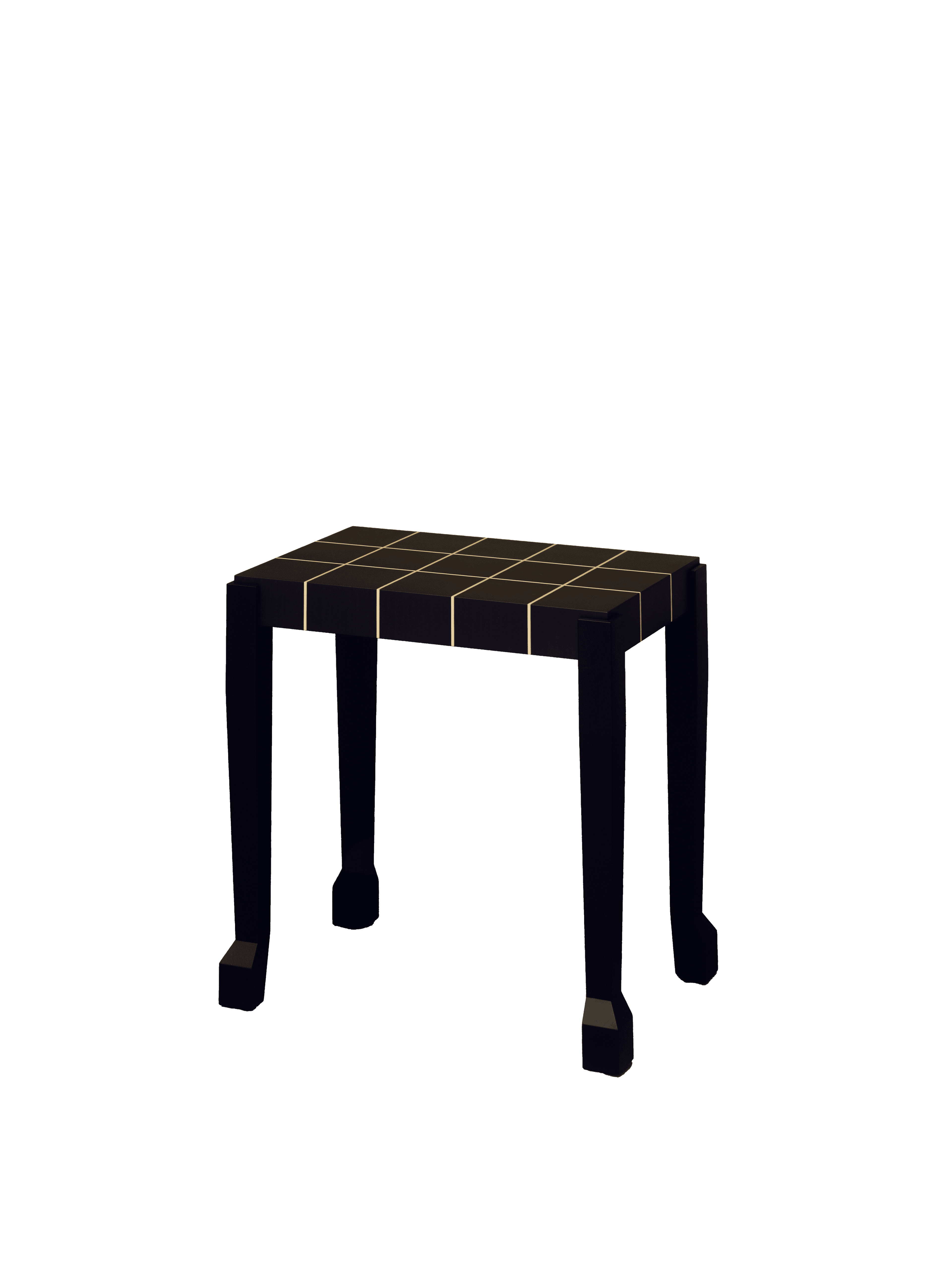 Hooves Side Table, Ebony, Veermakers