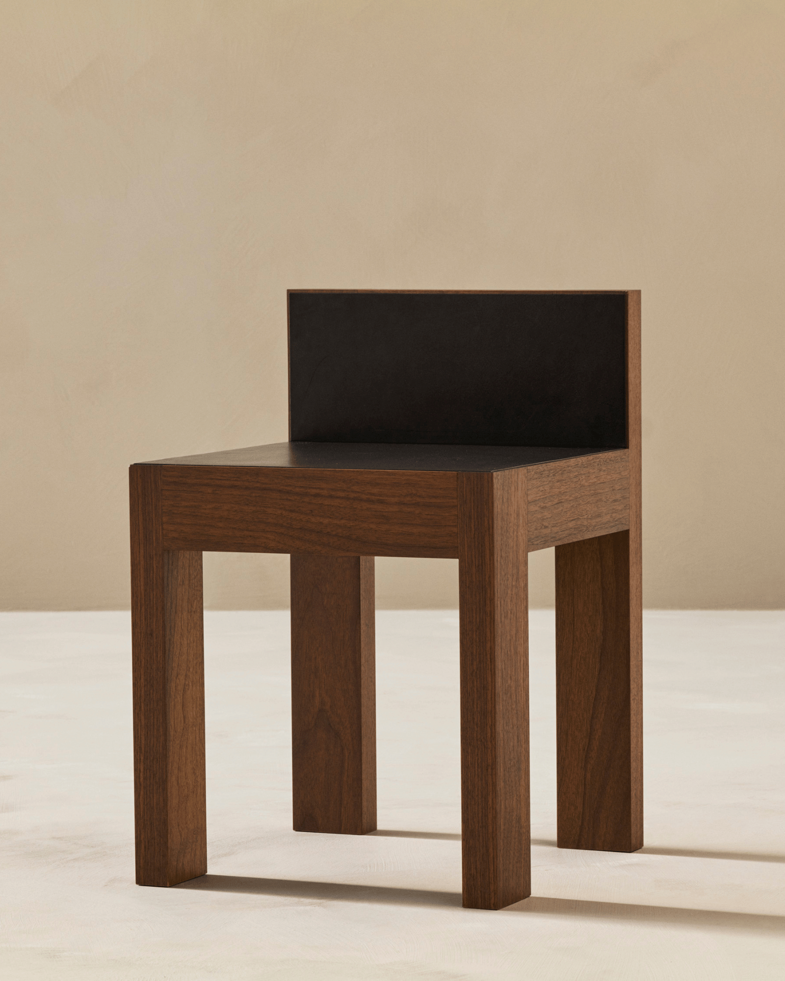 Veermakers Collection by Veermakers, made of and , Walnut & Black Leather version, picture 3