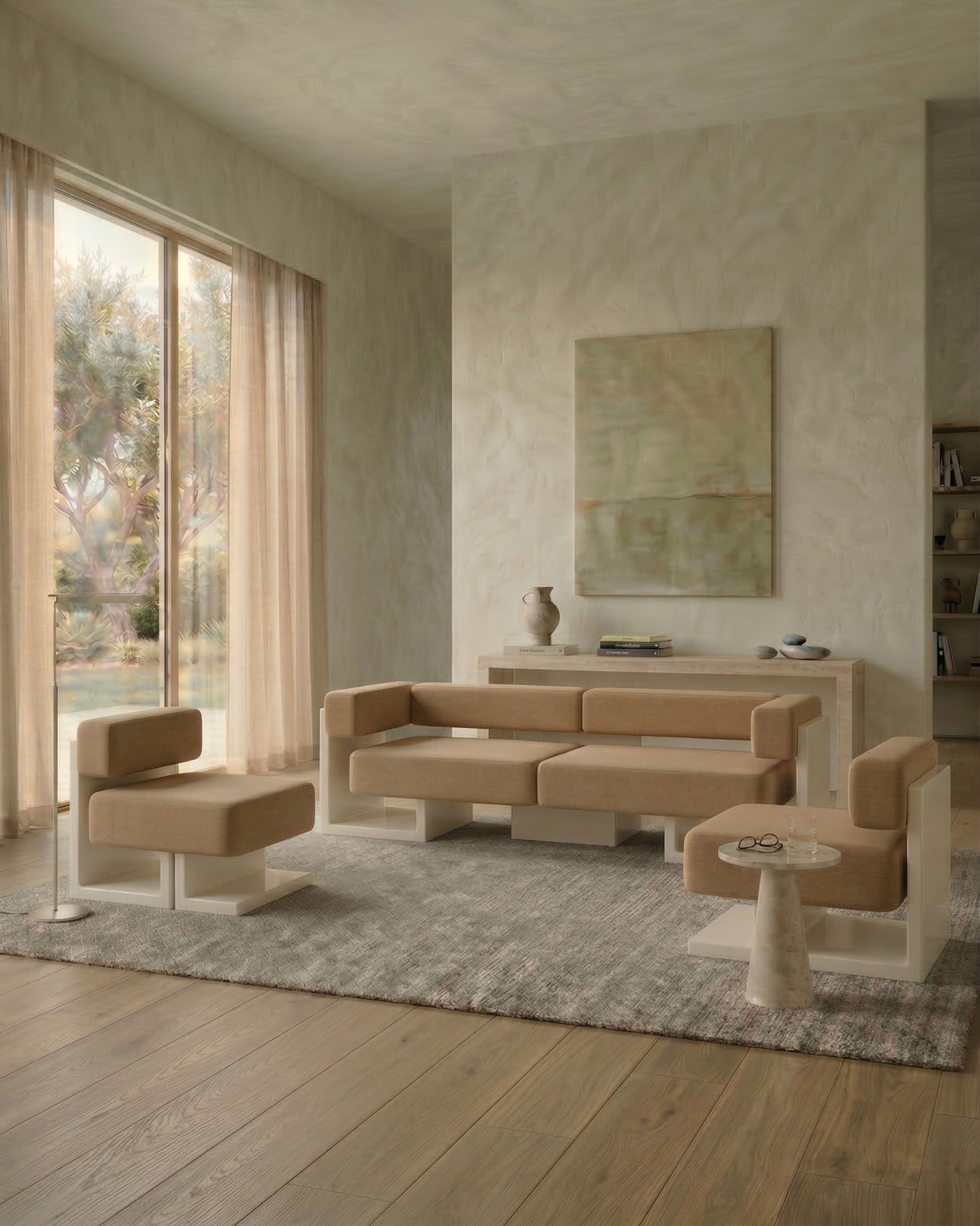 Vitamin by Pietro Franceschini, made of Steel and Velvet, Dune version, picture 6