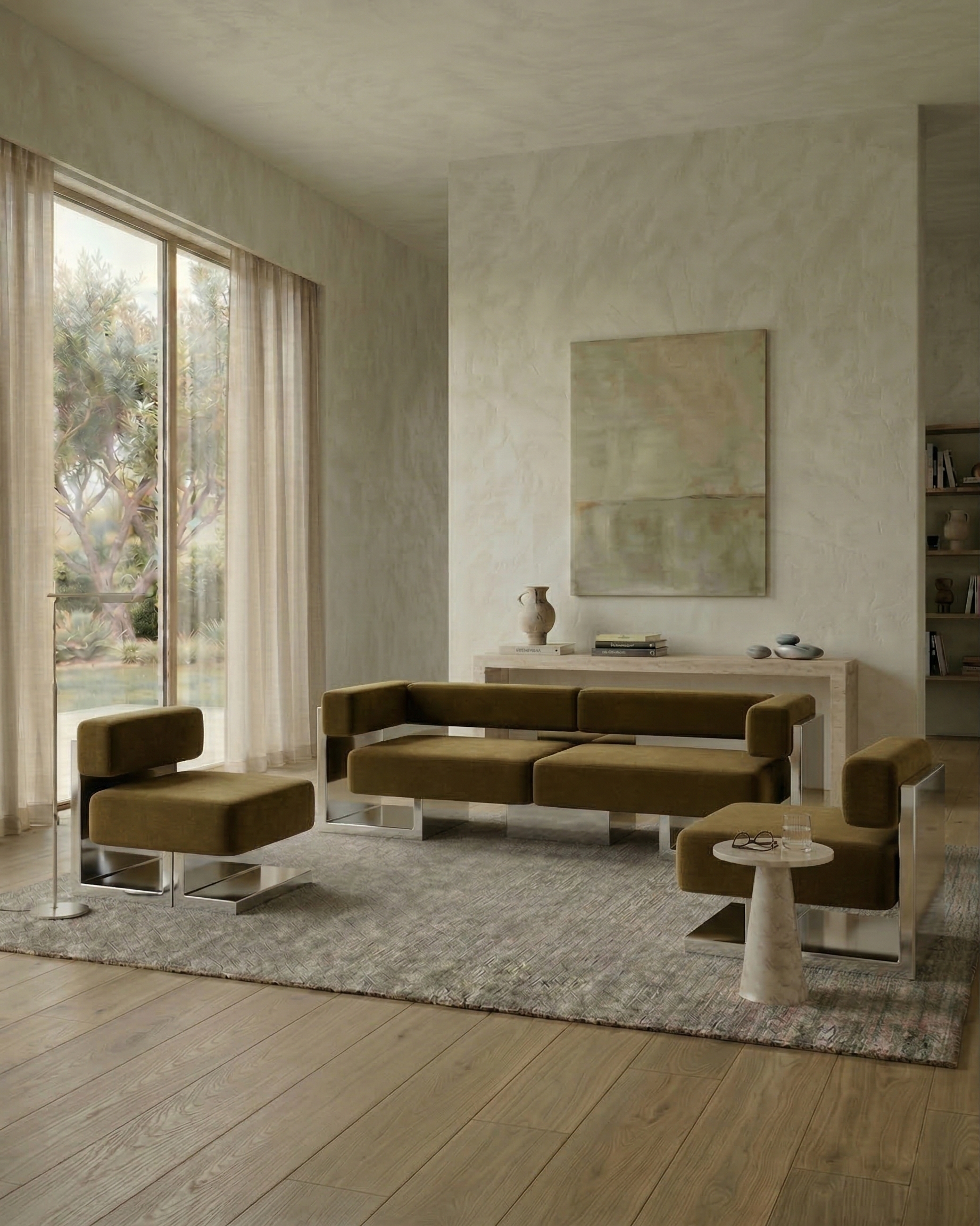 Vitamin by Pietro Franceschini, made of Steel and Velvet, Army version, picture 6