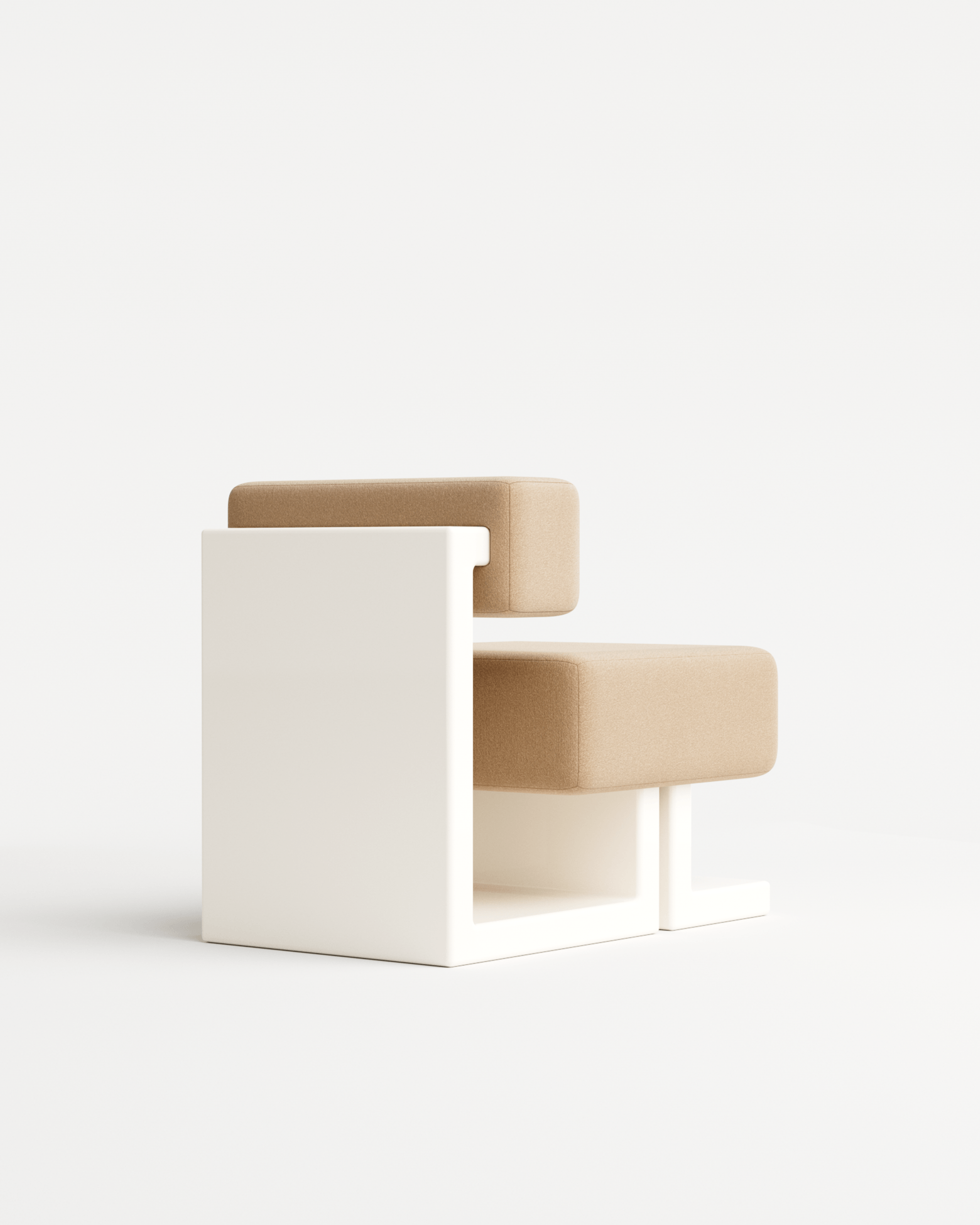 Vitamin by Pietro Franceschini, made of Steel and Velvet, Dune version, picture 1