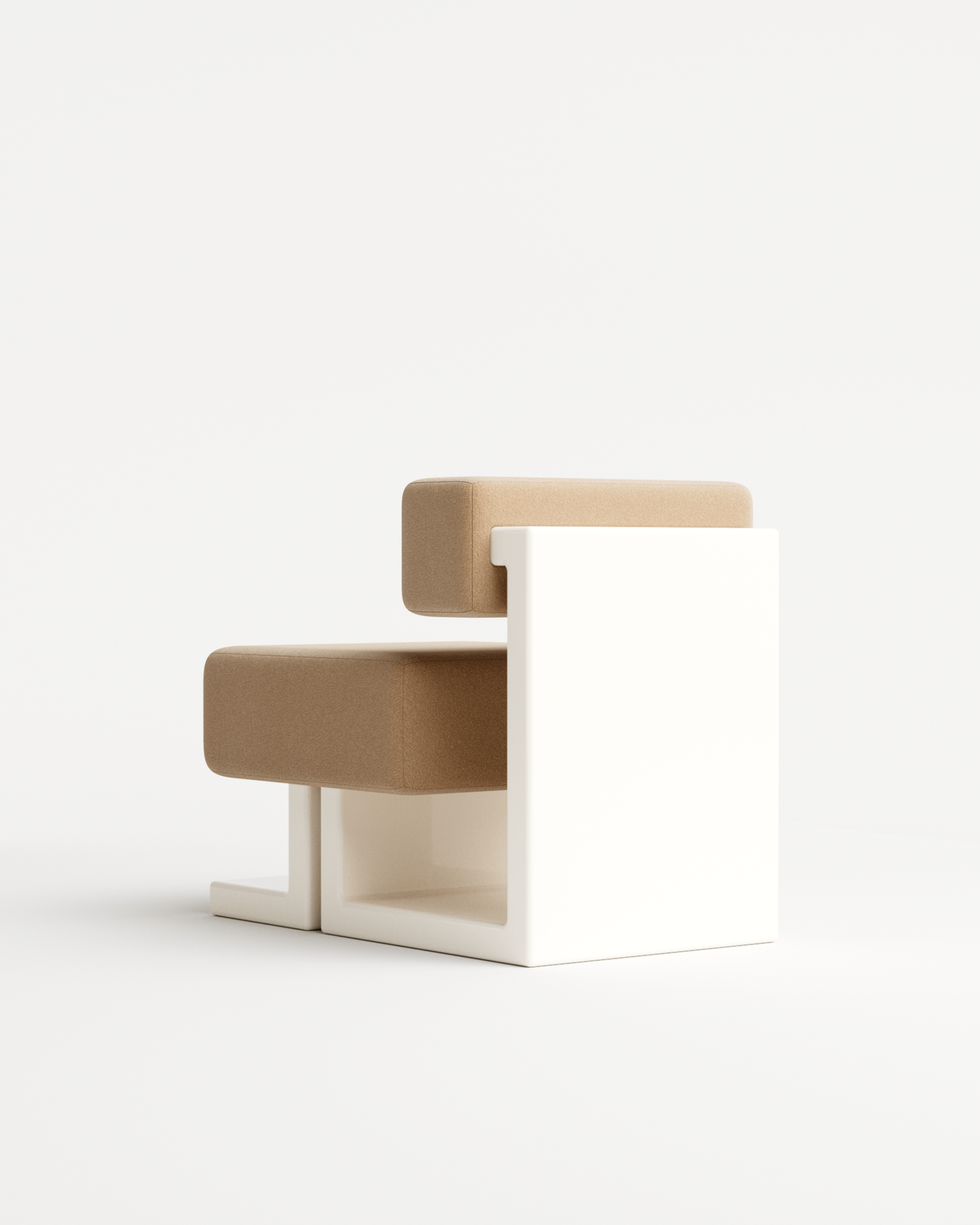 Vitamin by Pietro Franceschini, made of Steel and Velvet, Dune version, picture 2