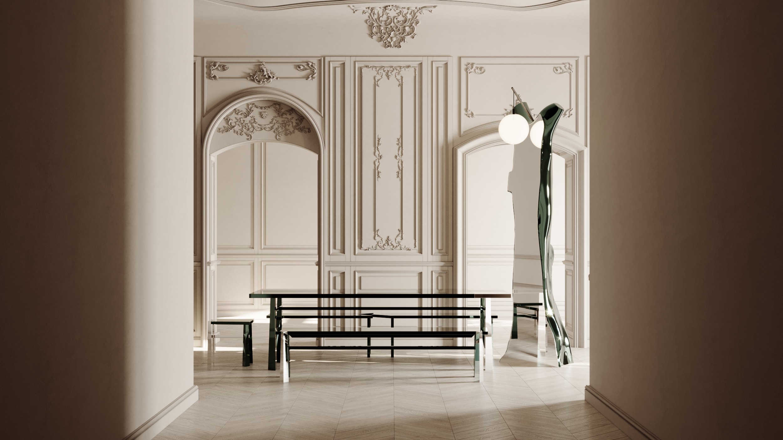 Bench Lacquered, Whoody 07