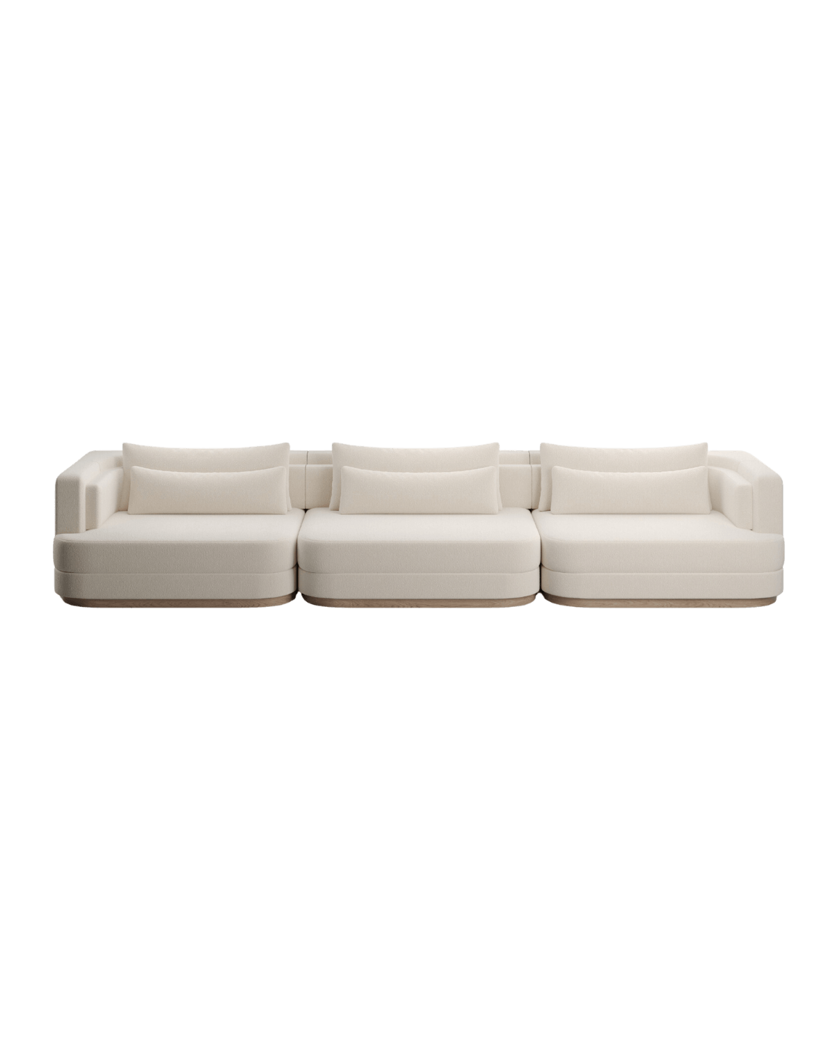 Y by Kelly Boukobza, made of Wood  and , Ivory Bouclette version, picture 0