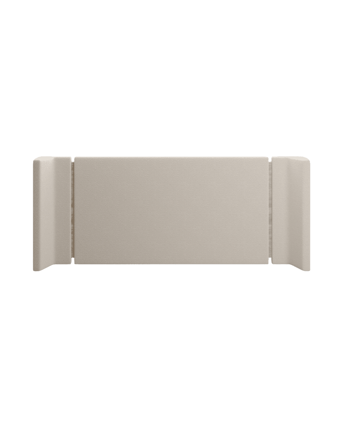 Y Yuma Bedhead by Kelly Boukobza - travertine and ivory bouclette headboard, Y. collection