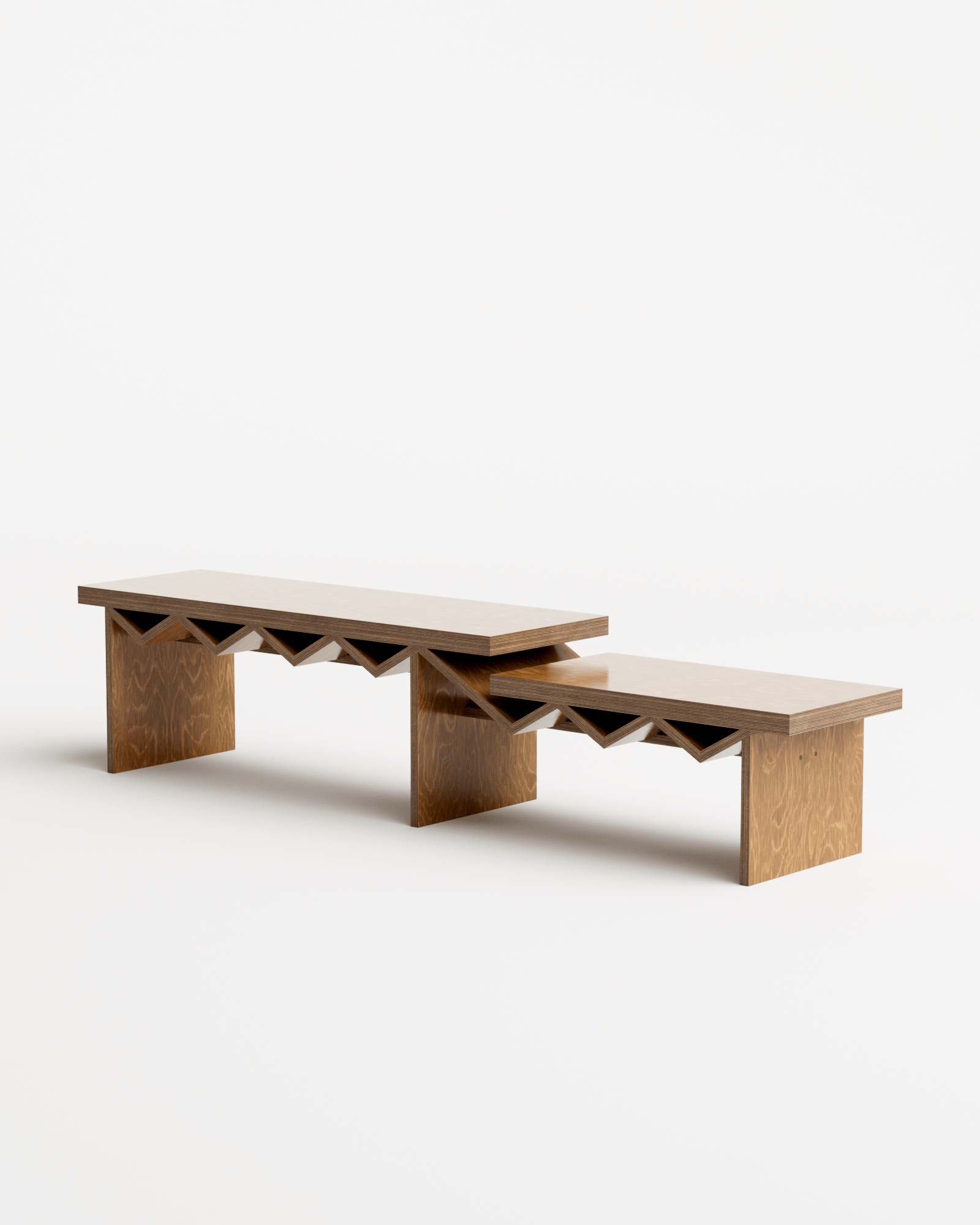 You & Me by Goons, made of Plywood and , Satin French Oak version, picture 1