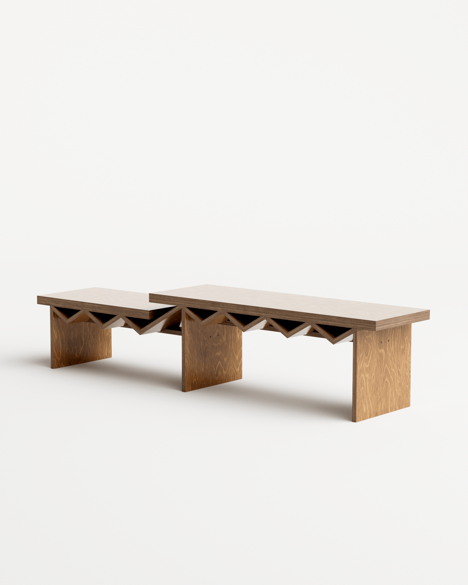 You & Me by Goons, made of Plywood and , Satin French Oak version, picture 3