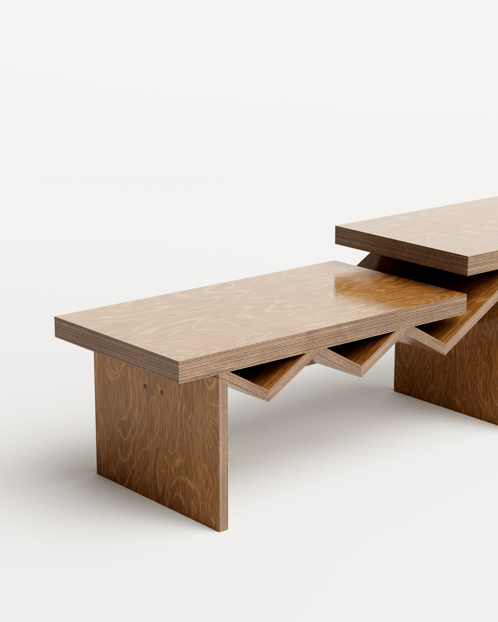 You & Me by Goons, made of Plywood and , Satin French Oak version, picture 4