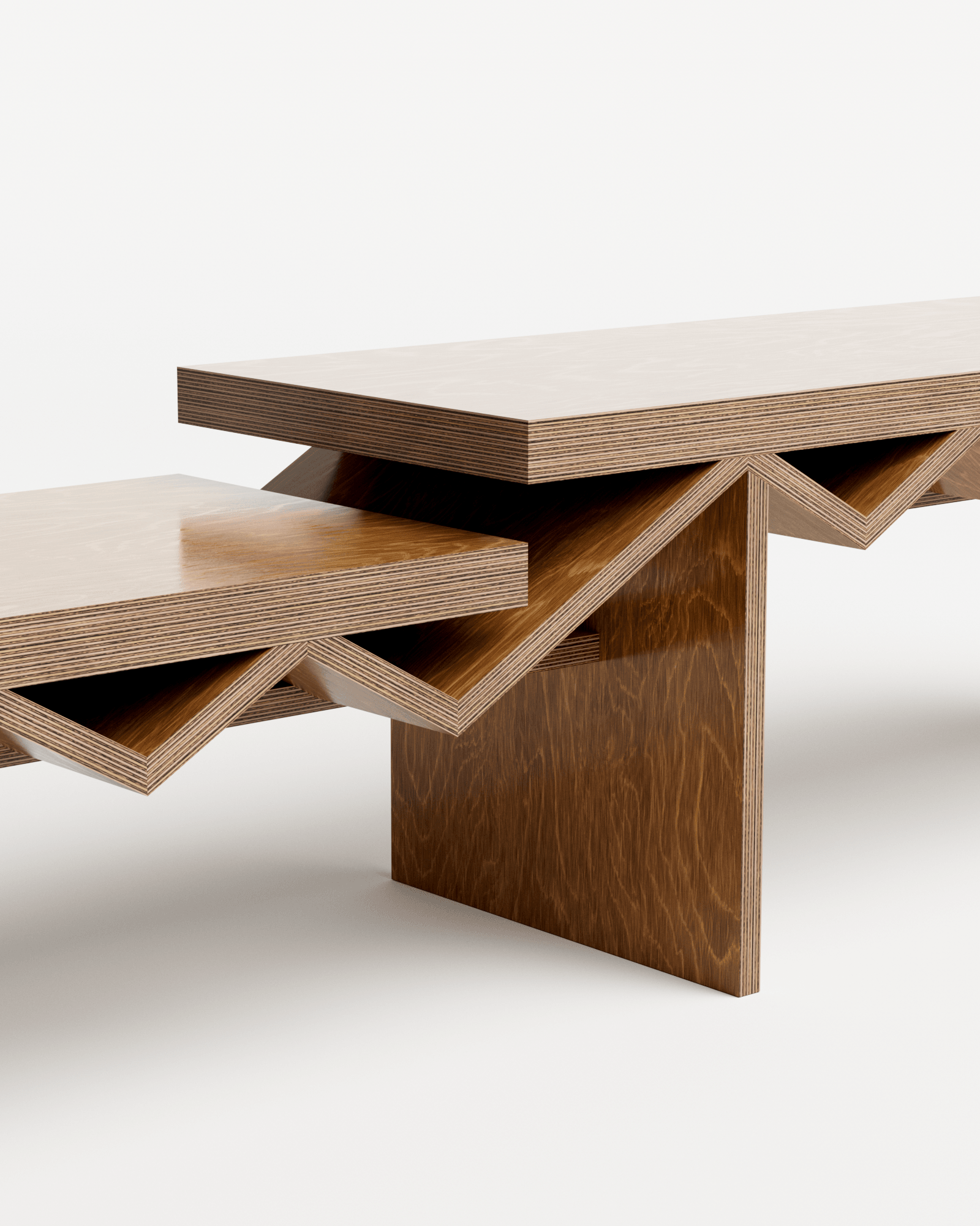 You & Me by Goons, made of Plywood and , Satin French Oak version, picture 5