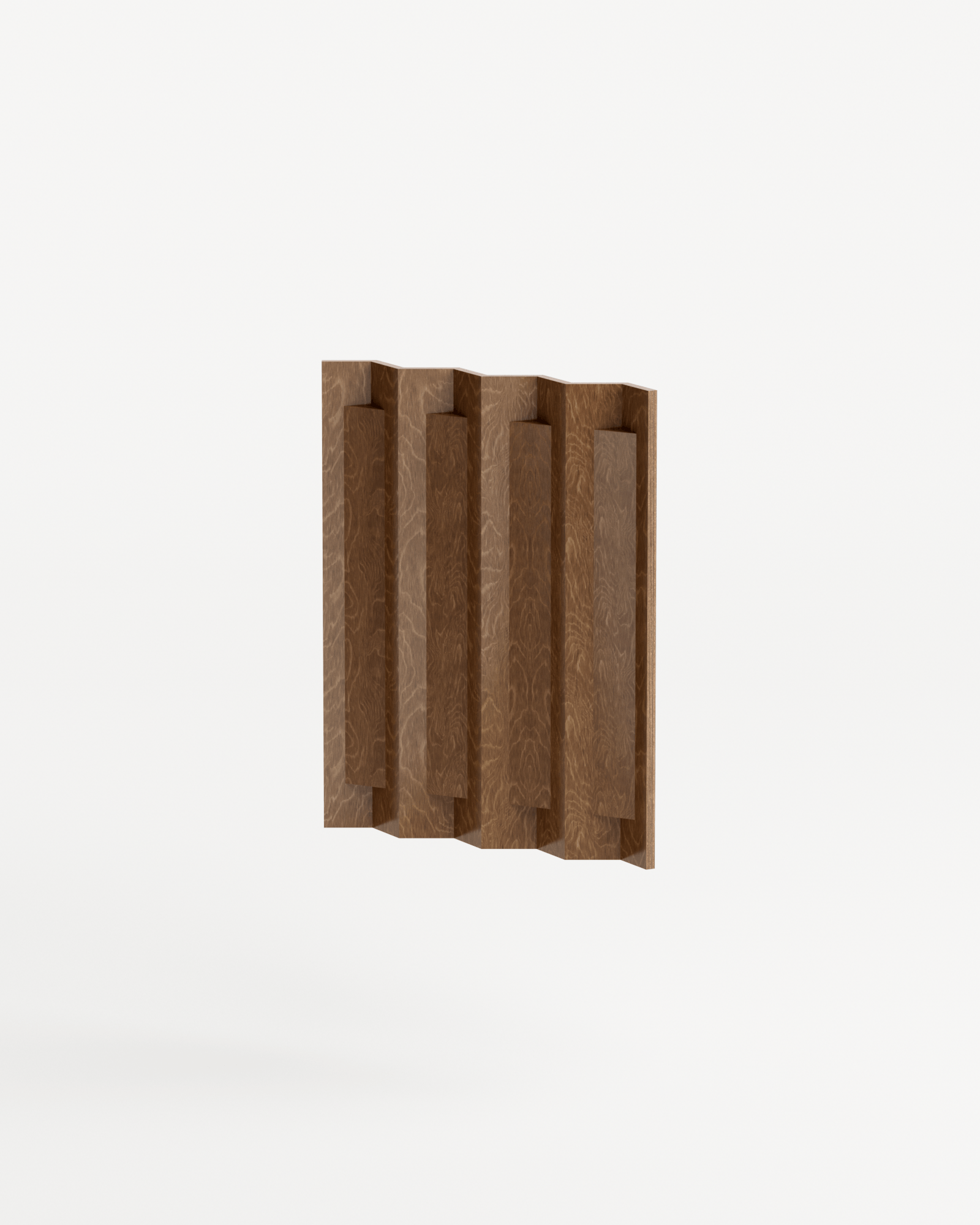 You & Me by Goons, made of Mirror and Plywood, Satin French Oak version, picture 1