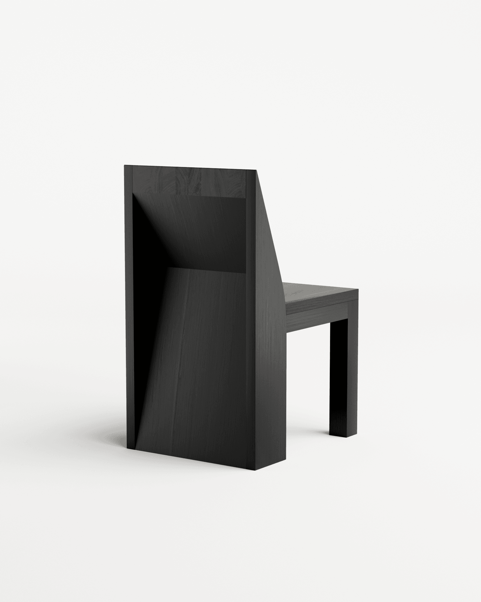 Kursi Chair Painted by Sizar Alexis - Black Pine | Monde Singulier Kursi Chair Painted by Sizar Alexis - Black Pine | Monde Singulier